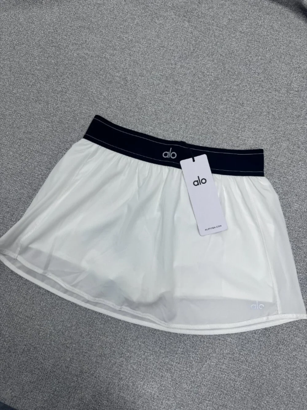 ALO Yoga Match Point Tennis Skirt in White🤍Brand New With Tags💓